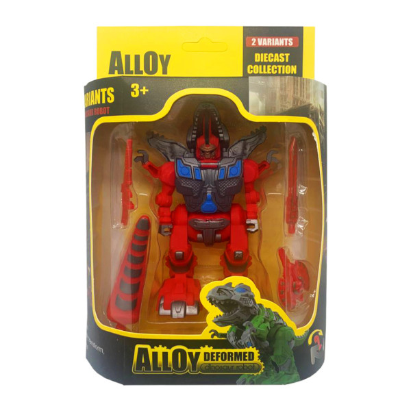 Дитячий трансформер Bambi 3275 робот+динозавр Червоний (3275(Red))