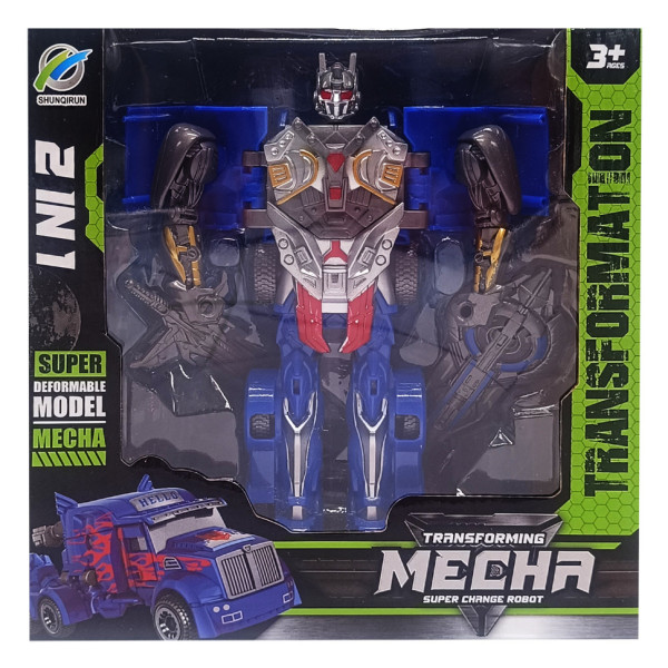 Машинка-трансформер «Transforming Mecha» 168-22 Синій (168-22(Blue))