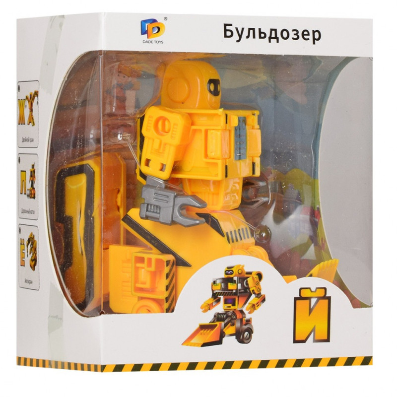 Дитячий робот-трансформер Буква D622-H092, 10 см