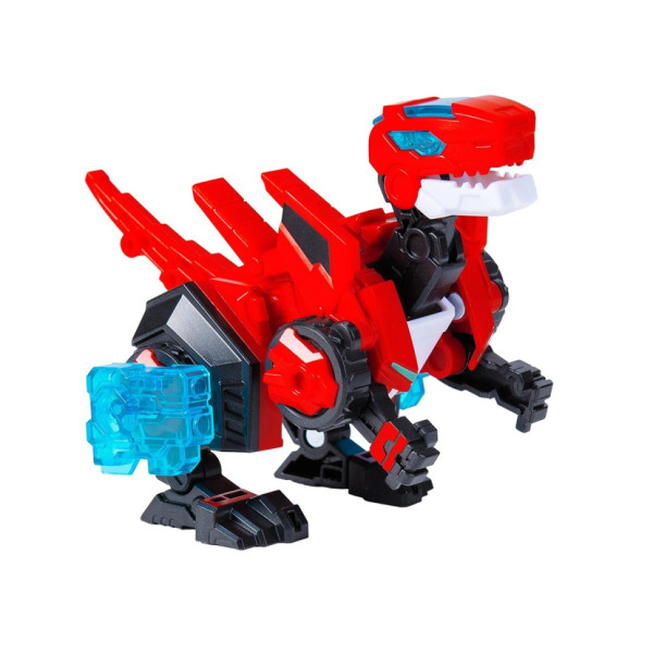 Динозавр-трансформер Раптор-Бот Dinoster EU580840-1 бокс для зберігання, червоний (EU580840-1)