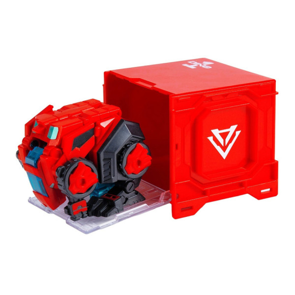 Динозавр-трансформер Раптор-Бот Dinoster EU580840-1 бокс для зберігання, червоний (EU580840-1)