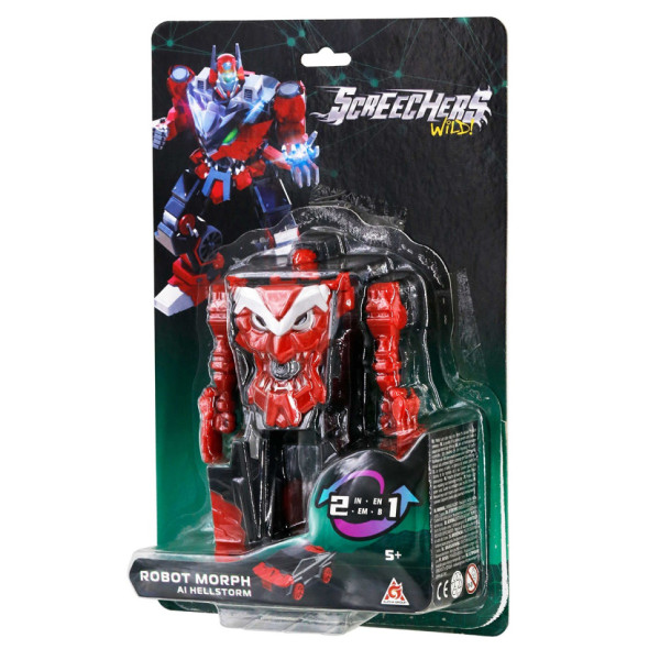 Дитячий робот-трансформер "Хелшторм" Screechers Wild! EU686152 S5 блістер (EU686152)