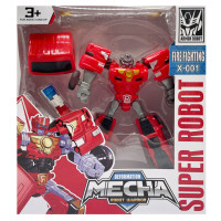Ігровий набір з роботом-трансформером KKR-13 з безпечних матеріалів Вид 1 (KKR-13(Red))