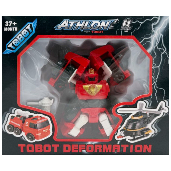 Машинка-трансформер "Tobot 2 в 1" 525-1(Red-2) пластик (525-1(Red-2))