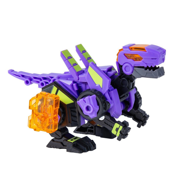 Динозавр-трансформер Раптор-Бот Dinoster EU580840-2 бокс для зберігання, фіолетовий (EU580840-2)
