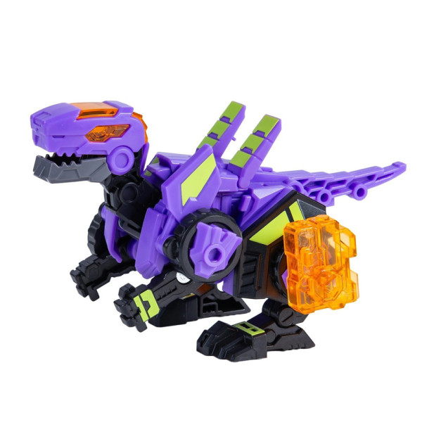 Динозавр-трансформер Раптор-Бот Dinoster EU580840-2 бокс для зберігання, фіолетовий (EU580840-2)