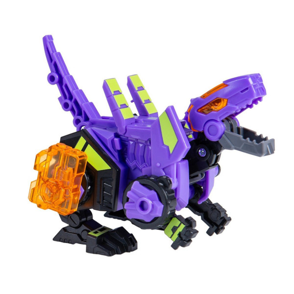 Динозавр-трансформер Раптор-Бот Dinoster EU580840-2 бокс для зберігання, фіолетовий (EU580840-2)