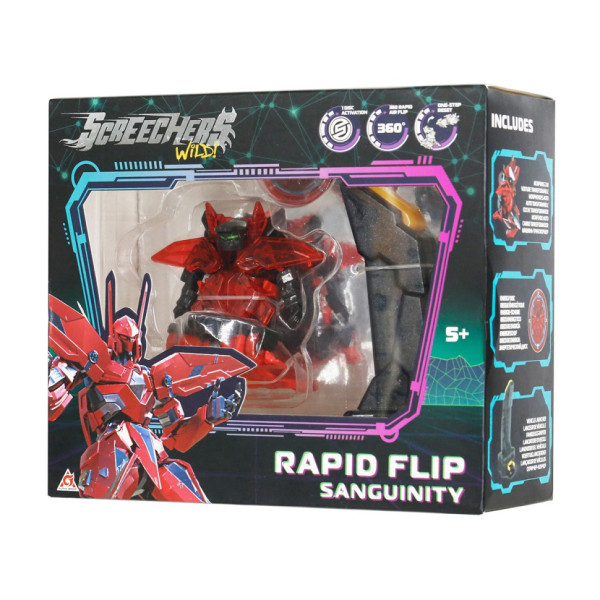 Ігровий набір "S5 L0.5 Сенгвініті" Screechers Wild! EU686101B запускач, машинка-трансформер (EU686101B)