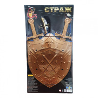 Набор "Страж"  21234 Щит, 2 меча Gold(21234(Gold))
