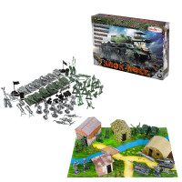 Дитячий ігровий набір солдатиків "Блок-пост"1-047 з наметами (1-047)