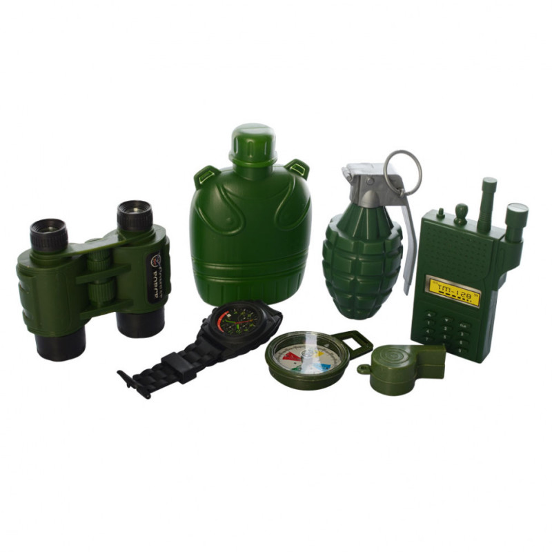 Игровой набор военного M016C с маской и игрушечным автоматом
