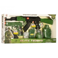 Игровой набор военного M016A с игрушечным автоматом
