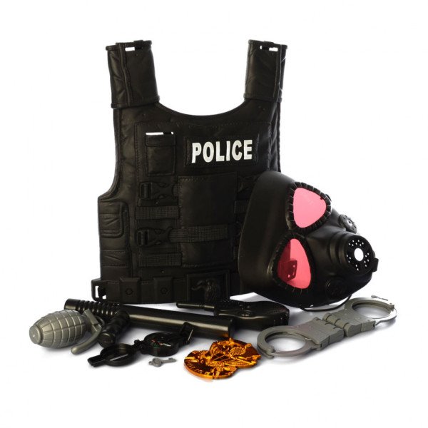 Дитячий ігровий набір поліцейського HSY-030 з жилетом і маскою