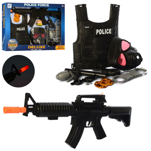 Дитячий ігровий набір поліцейського HSY-030 з жилетом і маскою