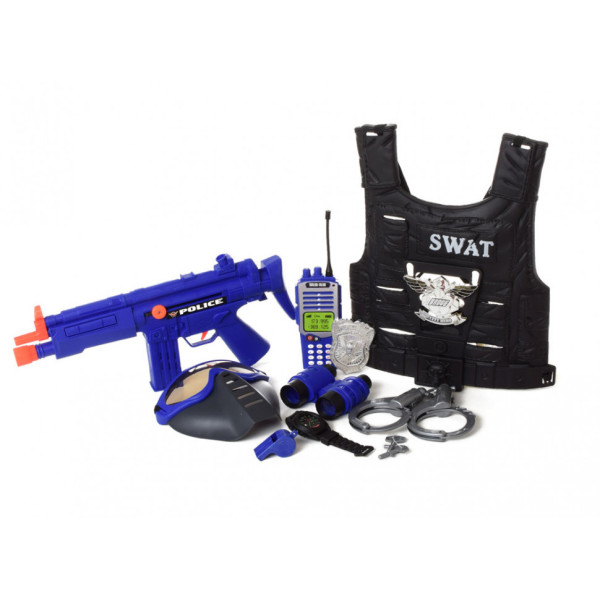 Ігровий набір поліцейського P013B з автоматом