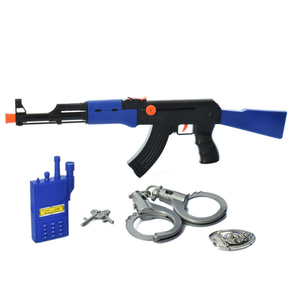 Дитячий ігровий набір поліцейського 33590 з автоматом АК-47