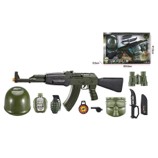 Дитячий ігровий набір Військового F8528-7A з іграшковим автоматом АК-47