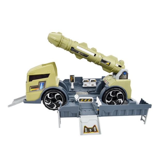 Ігровий набір "Трейлер-Військова база" P910-A з балістичною ракетою