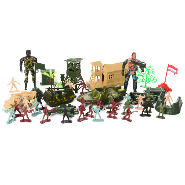 Ігровий набір 8210-14 військова техніка, солдати