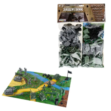 Дитячий набір солдатиків "Захисник" №3 1-044, 54 солдатика (1-044)