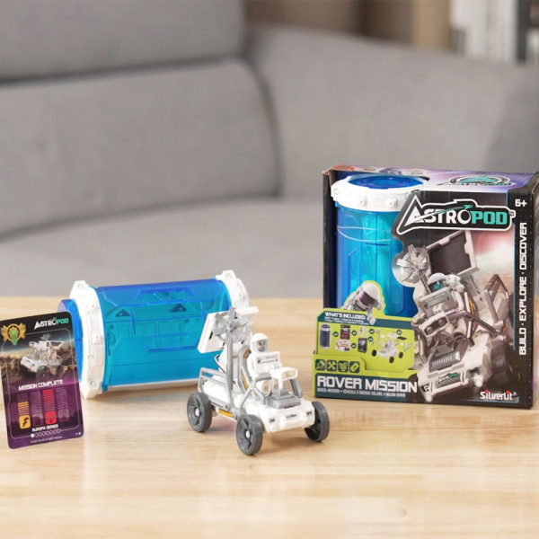 Ігровий набір Місія «Збери космічний ровер» Astropod Silverlit 80332 конструктор з фігуркою (80332)