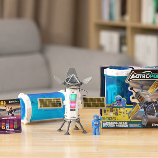 Ігровий набір Місія «Побудуй станцію зв'язку» Astropod Silverlit 80333 конструктор з фігуркою (80333)
