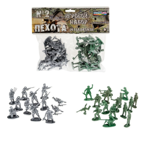 Дитячий набір солдатиків "Піхота" №2 1-041