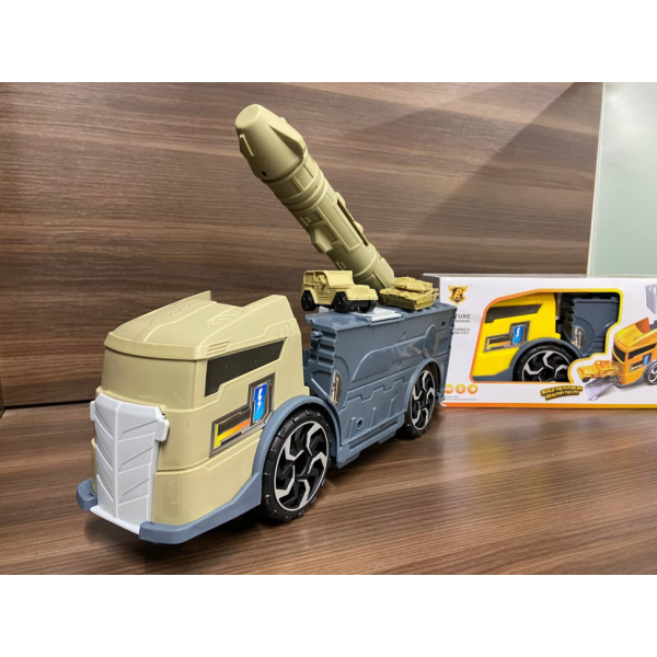 Ігровий набір "Трейлер-Військова база" P910-A з балістичною ракетою