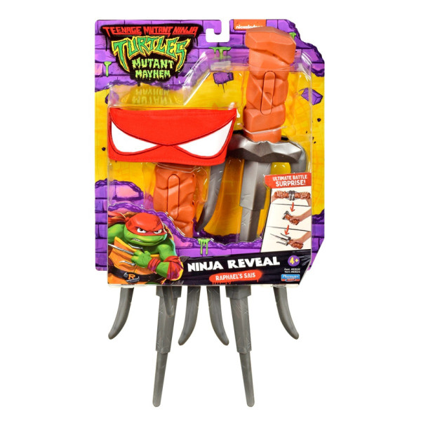 Набір іграшкової зброї Кинджал-сай Рафаеля TMNT 83524 трансформується (83524)