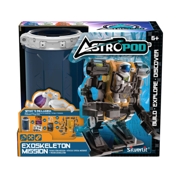 Ігровий набір Місія «Рухайся в екзоскелеті» Astropod Silverlit 80334 конструктор з фігуркою (80334)