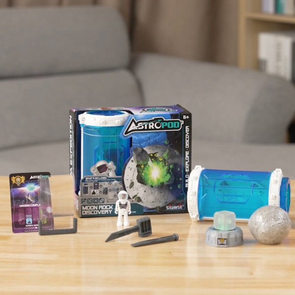 Ігровий набір Місія «Досліди місячний камінь» Astropod Silverlit 80338 з фігуркою (80338)