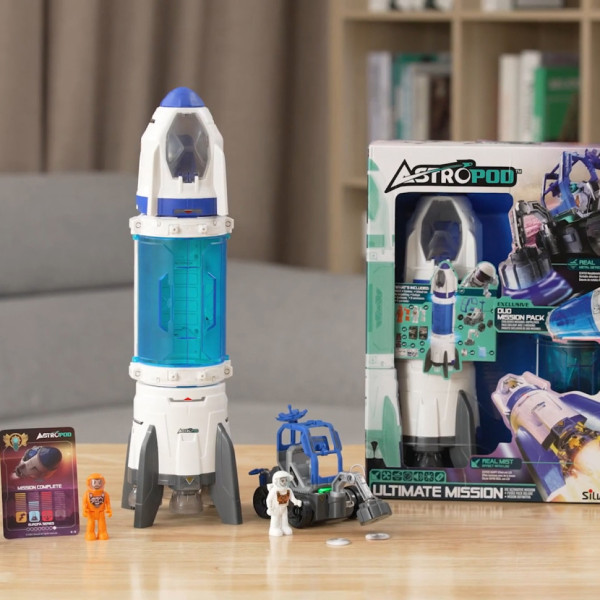 Ігровий набір делюкс Основна місія "Запустити ракету" Silverlit Astropod 80339 з фігуркою (80339)