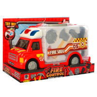 Игровой набор Пожарного с машинкой 661-175 машинка со светом		(661-175)
