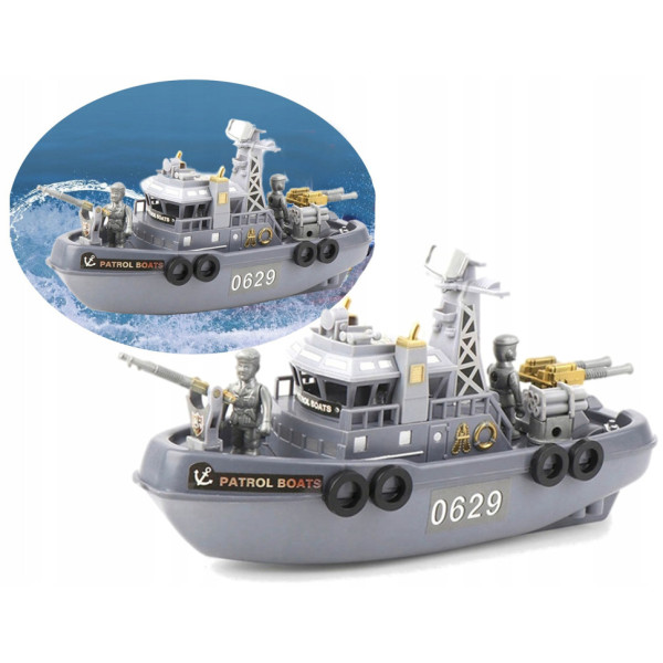Військовий катер 0629C на батарейках