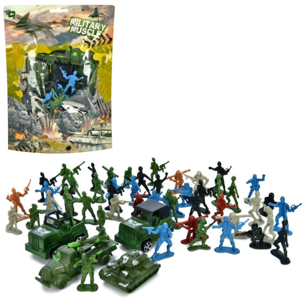 Cолдатики в наборах L-266 фігурки, техніка 4 шт, у кульку 22,5-17,4 см (L-266)