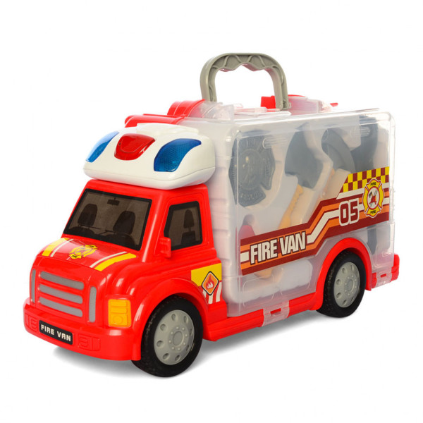 Игровой набор Пожарного с машинкой 661-175 машинка со светом
