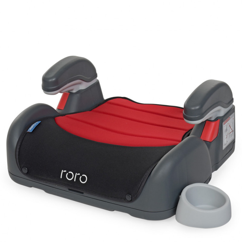 Бустер дитячий. Дитяче автокрісло ME +1044 (Ruby-Black) RORO з підлокітником