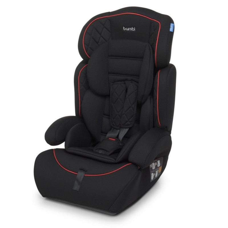 Автокрісло дитяче M 3546-B Black з регулюванням підголівника