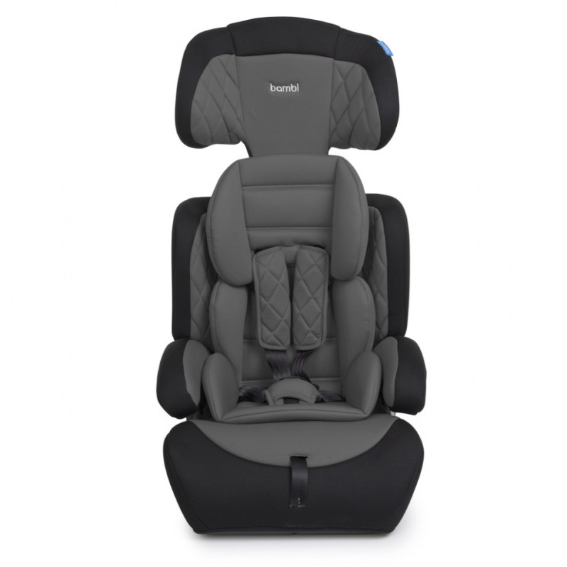 Автокрісло дитяче 2в1 + бустер з ручками M 3546-G Gray з регулюванням підголівника