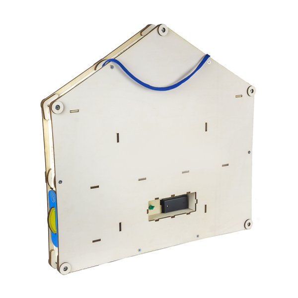 Детская развивающая доска дом D004  с подсветкой