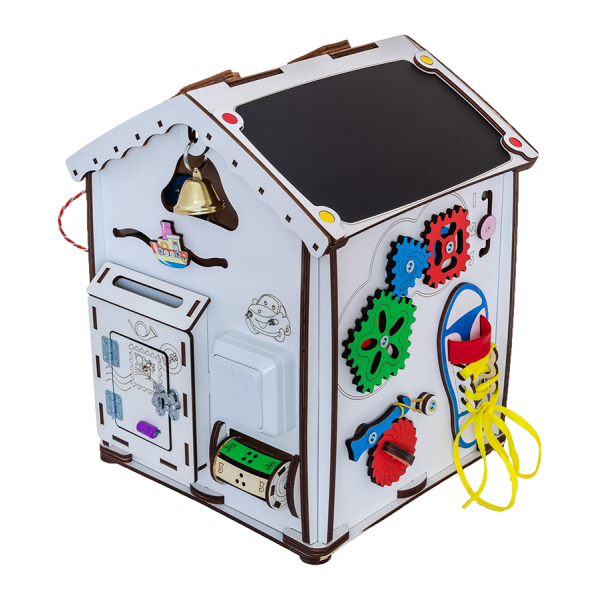 Домик развивающий. Бизиборд  B006 с подсветкой