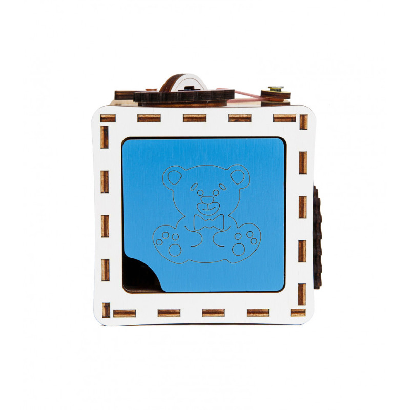 Дитячий розвиваючий куб Бізіборд K001, 12 × 12 × 12