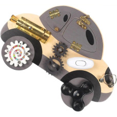 Дитяча дерев'яна іграшка "Бизи-борд Машина" C15015 (C15015)