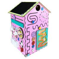 Розвиваюча іграшка Бізікуб "Будинок" TG200111 рожевий, 55х30х30 см (TG200111)