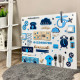 Развивающая игрушка Бизиборд по методике Монтессори TG270035370, 80х60 см, Синий