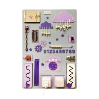 Розвиваюча іграшка Бізіборд TG100006, 60х40 см, Фіолетовий