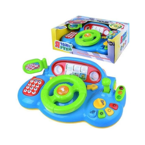 Дитячий автотренажер Я теж кермую 7318 з музикою рос. мовою