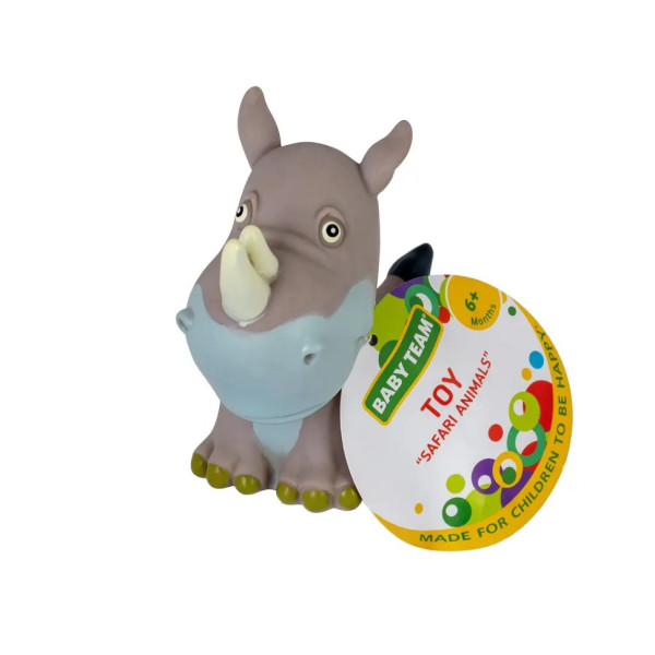 Дитяча іграшка для купання «Бризкаючі тварини сафарі носоріг» 8752_носоріг (8752_носоріг)
