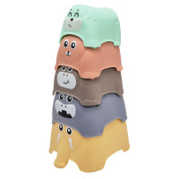 Іграшка для купання 666-01 Логіка пірамідка тварини (666-01)