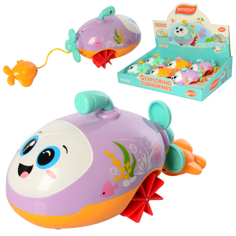 Игрушки для ванной Батискаф 586 с заводным механизмом